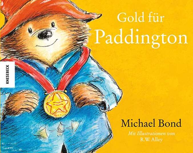 Paddington mit einer Goldmedaille.